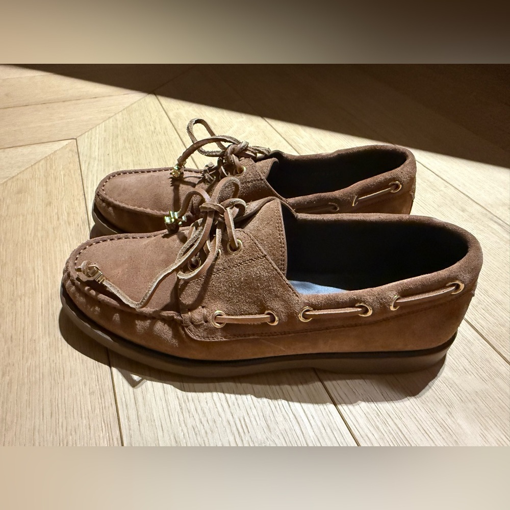 CELINE BATEAU SUEDE LOAFER - Picture 2 of 6